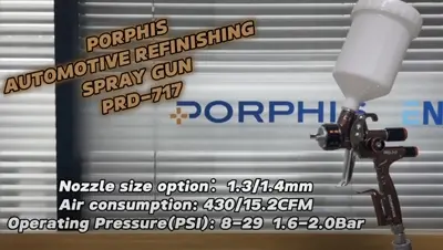 PORPHIS-Automotive Refinishing Spray Gun PRD-717